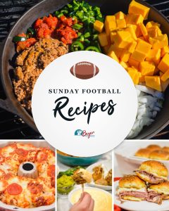 These 20+ football Sunday recipes are touchdown-worthy! From cheesy dips and pizza bread to sliders, wings, and smoked BBQ, this roundup from Beyer Eats & Drinks has everything you need for the ultimate game-day spread. Save now for your next tailgate!